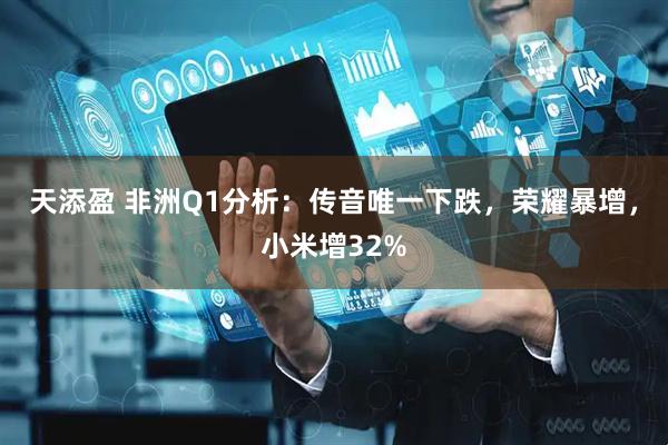 天添盈 非洲Q1分析：传音唯一下跌，荣耀暴增，小米增32%