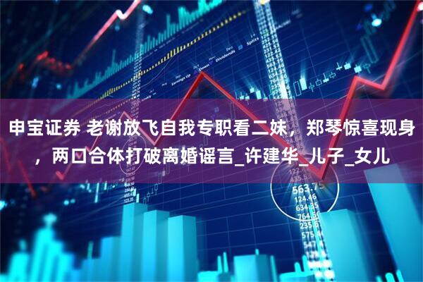 申宝证券 老谢放飞自我专职看二妹，郑琴惊喜现身，两口合体打破离婚谣言_许建华_儿子_女儿